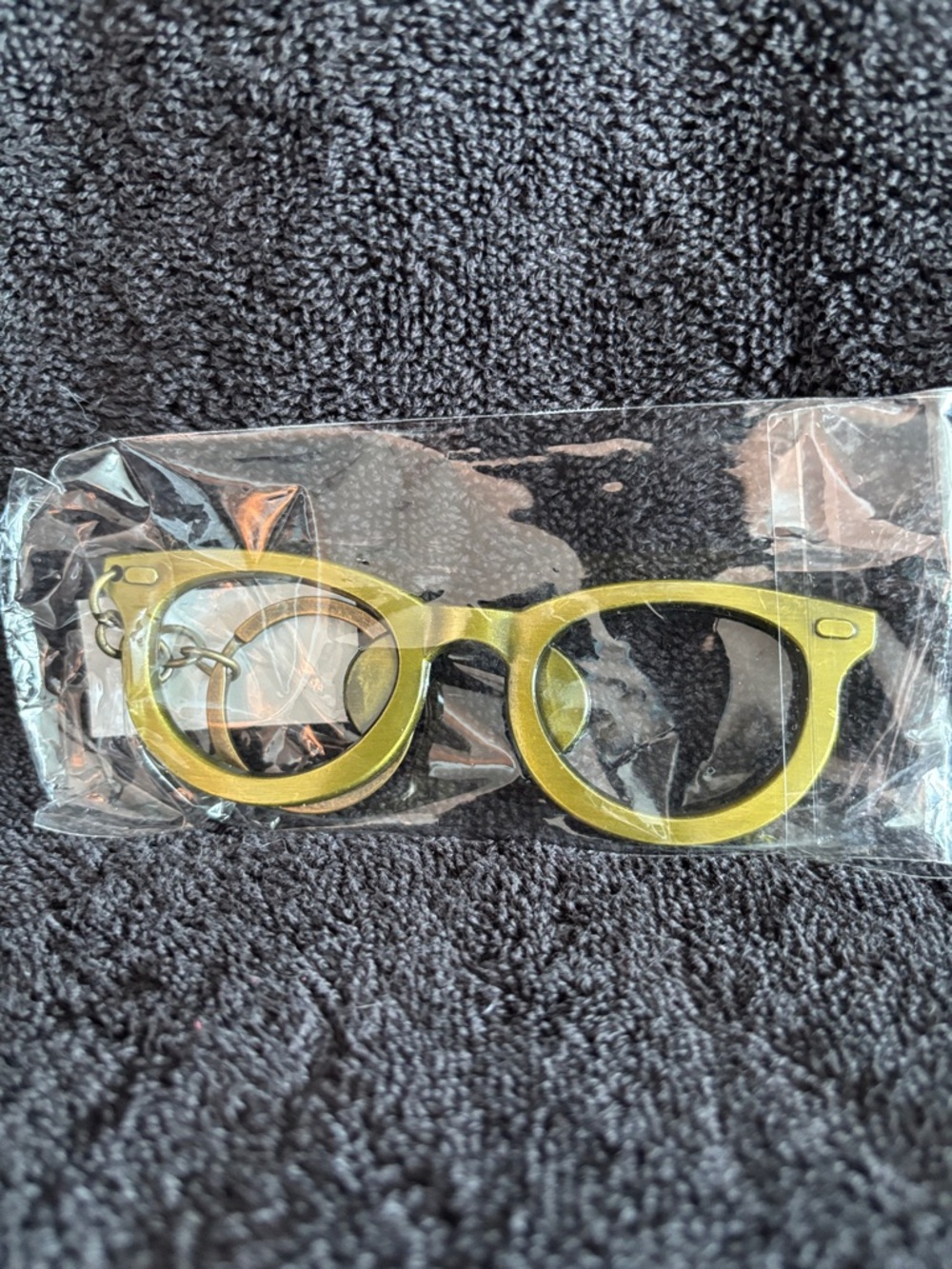 Metal Reading Glasses Keychain
